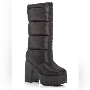 NWOT Jeffrey Campbell Snow Doubt Platform Block Heel Cold Weather Boots Size: 6